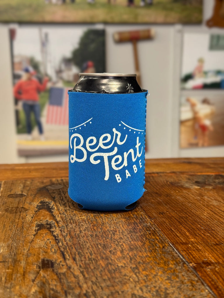 Beer Tent Babe Can Cooler