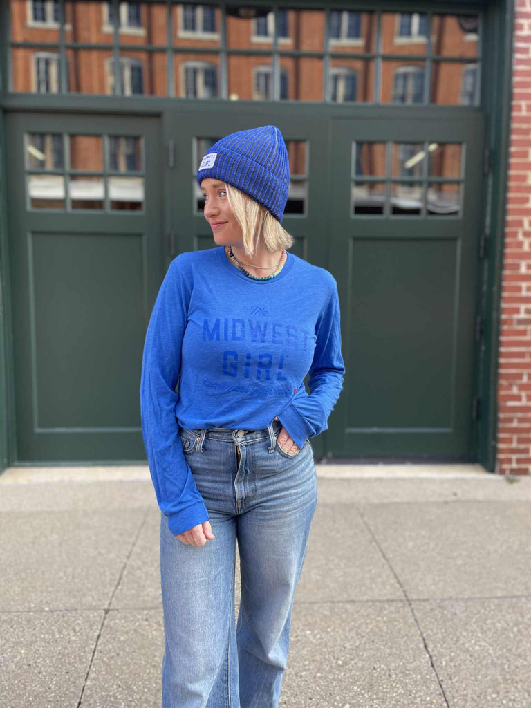 Jackson Street Long Sleeve in Royal
