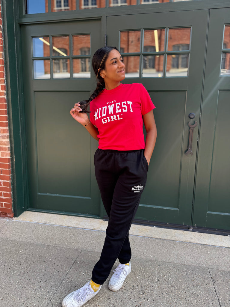 Midwest Girl Sweats in Black