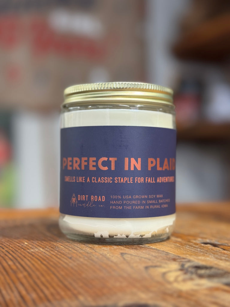 Perfect in Plaid Candle