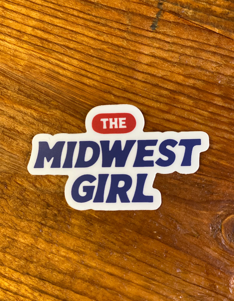 The Midwest Girl 4th Sticker