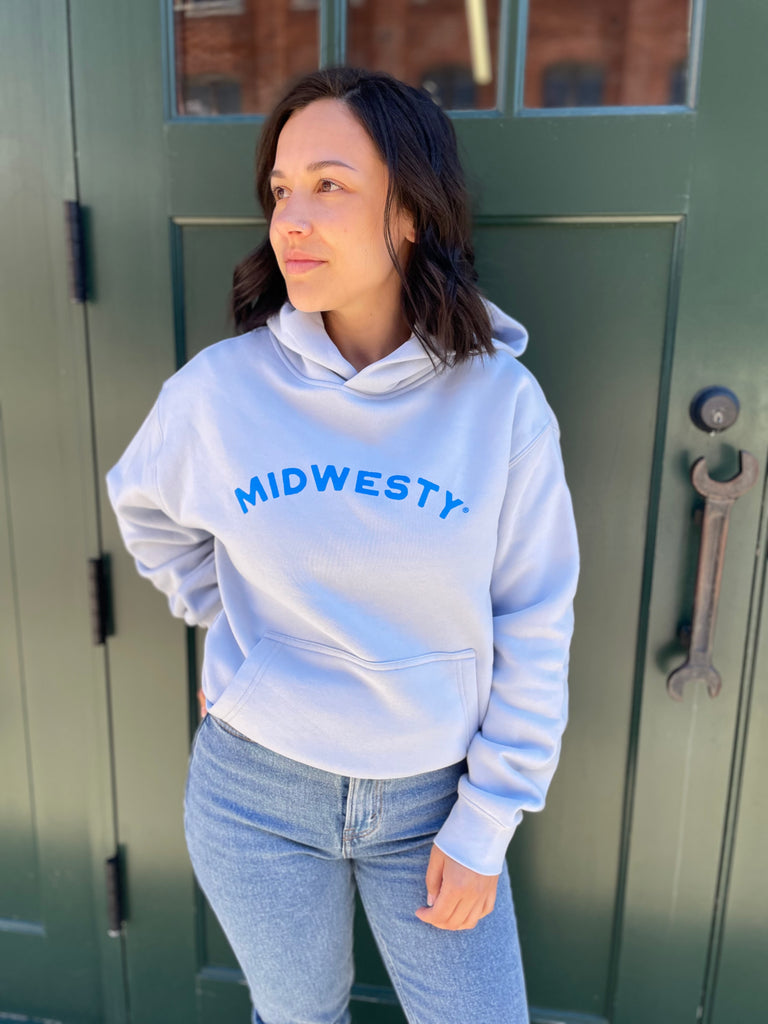 Midwesty® Hoodie in Powder Blue