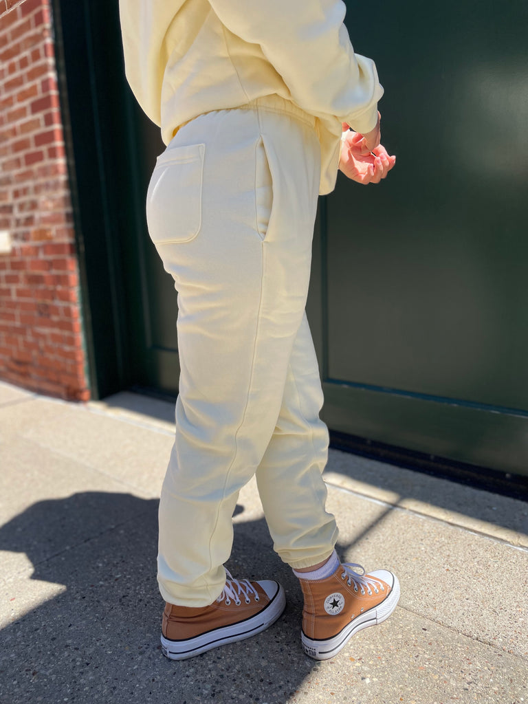 Midwesty Sweats in Butter Yellow (FINAL SALE)