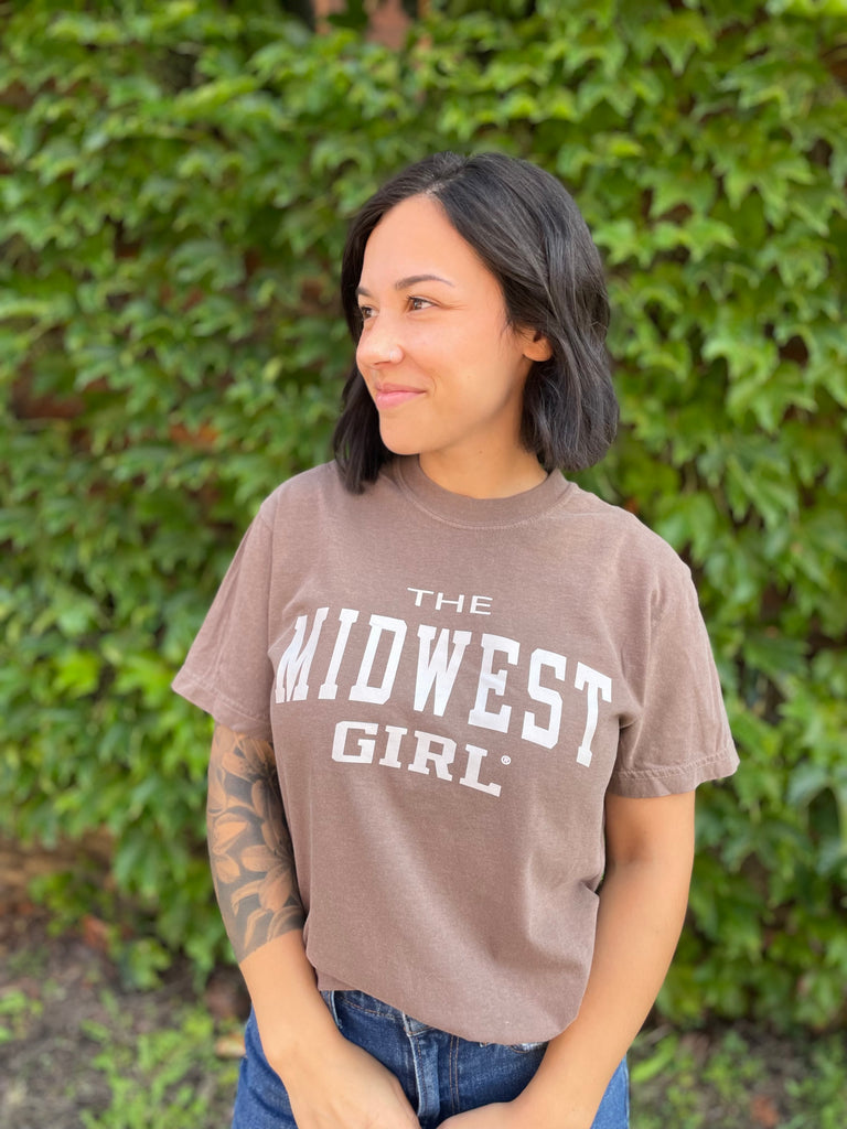 The Midwest Girl Tee in Espresso