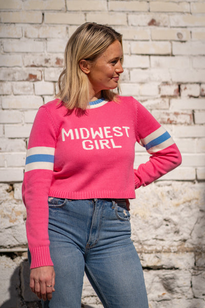 Midwest Girl Crop Sweater (FINAL SALE)