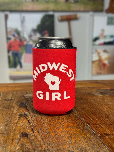 Midwest Girl Wisconsin Can Cooler