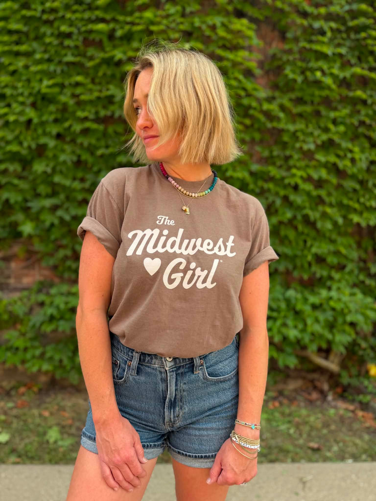 The Midwest Girl Tee in Espresso