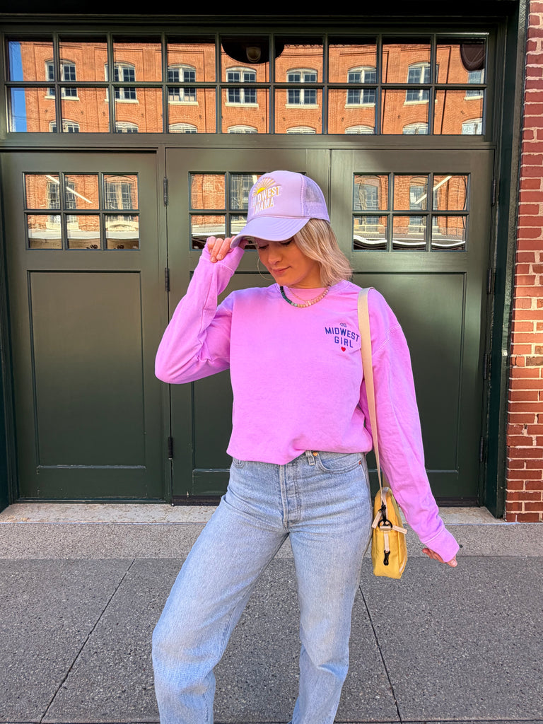 The Midwest Girl Crew in Neon Violet