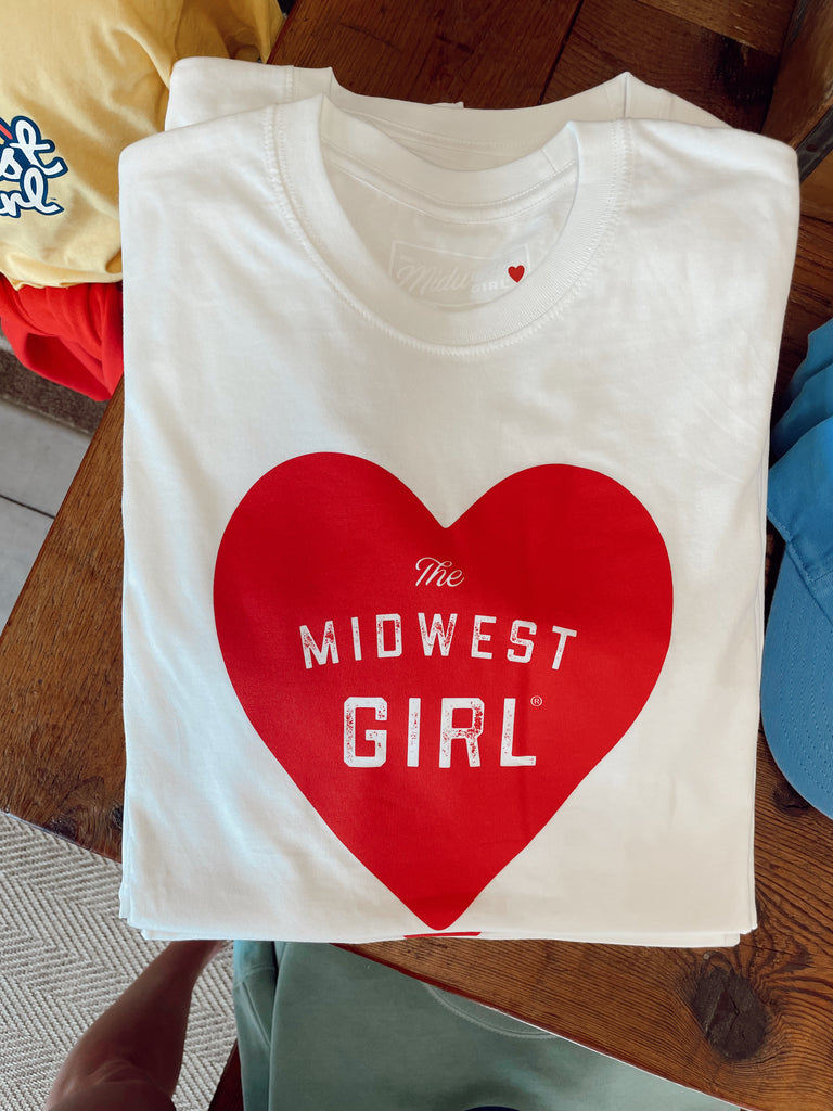 Midwest Girl Heart Tee (FINAL SALE)