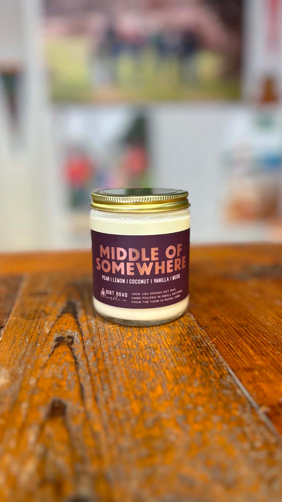Middle Of Somewhere Candle: 8 oz Candle