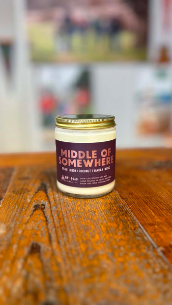 Middle Of Somewhere Candle: 8 oz Candle