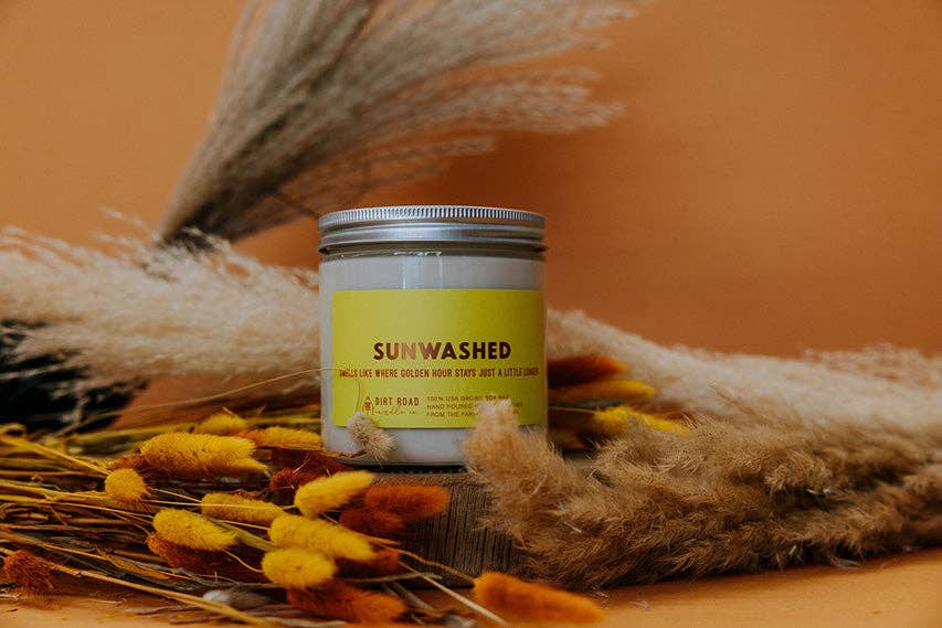 Sunwashed Candle: 8 oz Candle