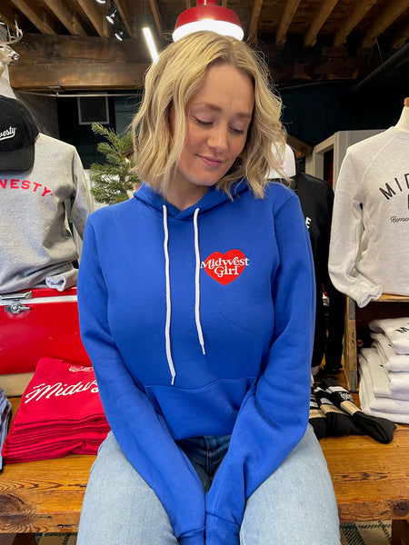 Midwest Girl Hoodie in Royal