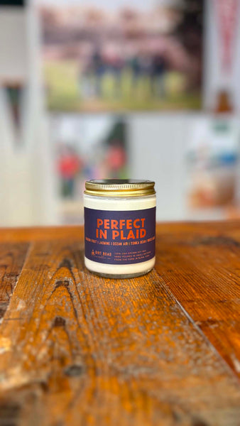 Perfect In Plaid Candle: 8 oz Candle