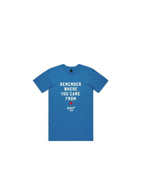 Small Town Tee in Royal (PRE-ORDER)