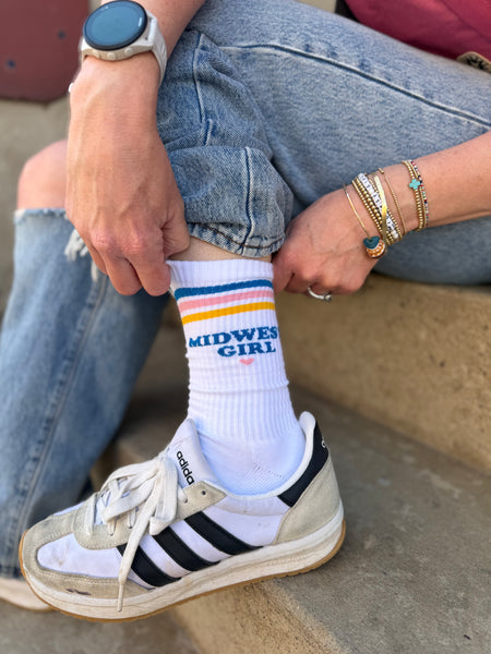 Midwest Girl Stripe Socks
