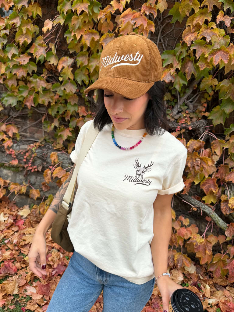 Midwesty® Buck Tee in Ivory