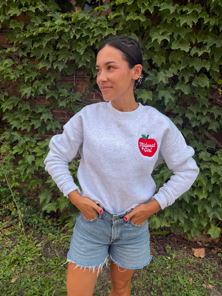 Teacher Crew in White Heather (PRE ORDER)