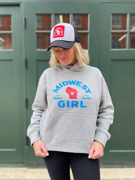 Wisconsin Women's Midwest Girl Hoodie