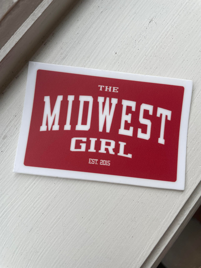 Collegiate Midwest Girl Sticker