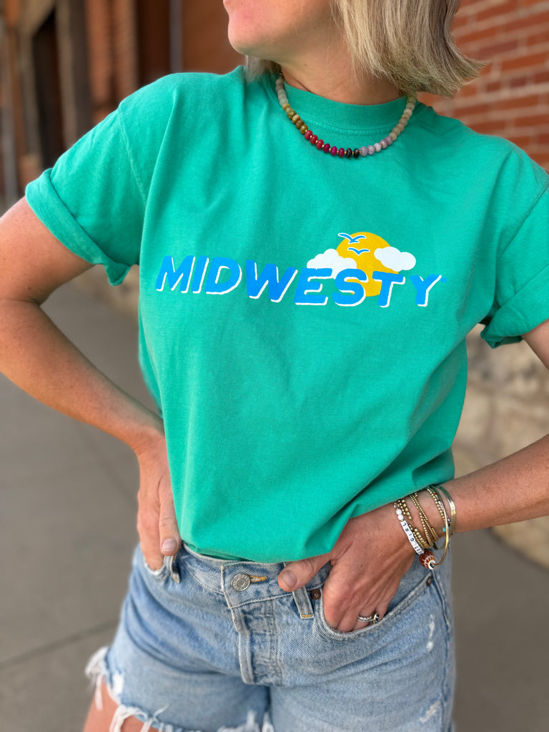 Midwesty® Tee in Island Green