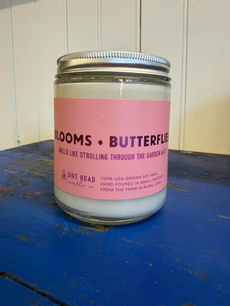 Blooms + Butterflies Candle