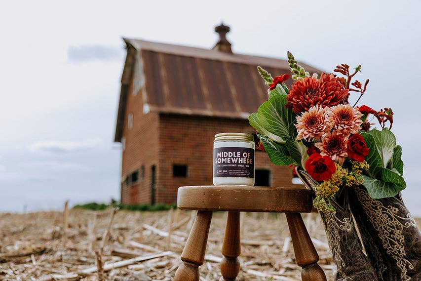Middle Of Somewhere Candle: 8 oz Candle