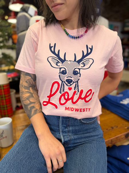 Buck Tee in Pink