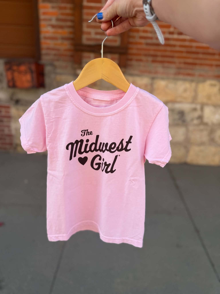 Midwest Girl Tee in Blossom for Kids