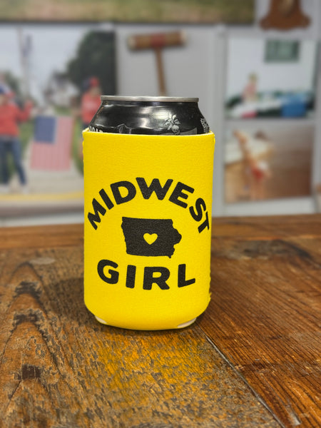 Midwest Girl Iowa Can Cooler
