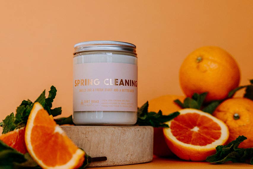 Spring Cleaning Candle: 8 oz Candle