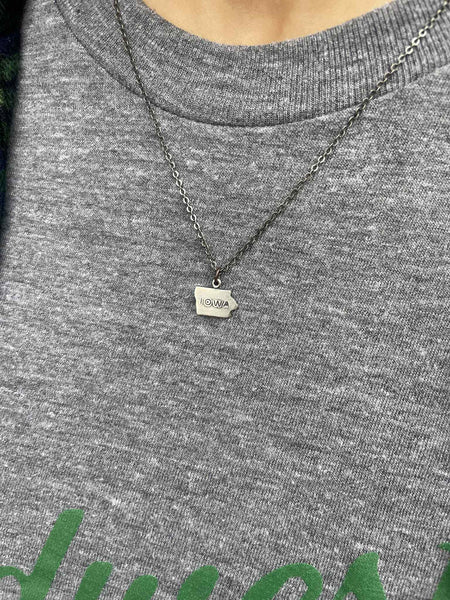 Iowa Necklace in Silver
