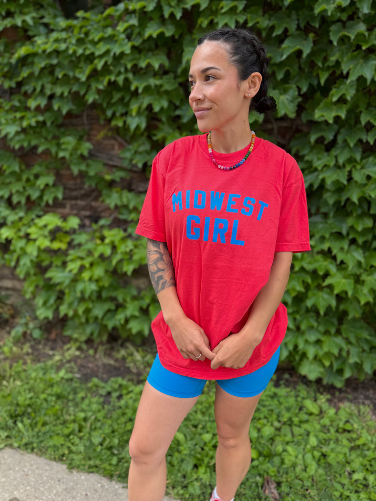 Midwest Girl Tee in Paprika