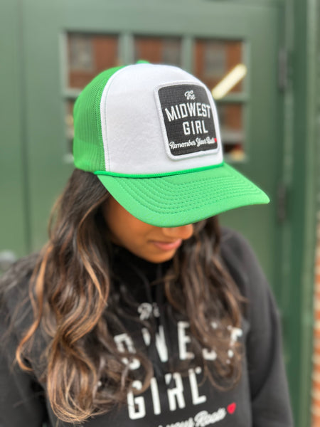 Jackson Street Trucker Hat in Green