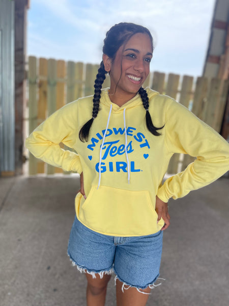 Midwest Girl Hoodie in Yellow