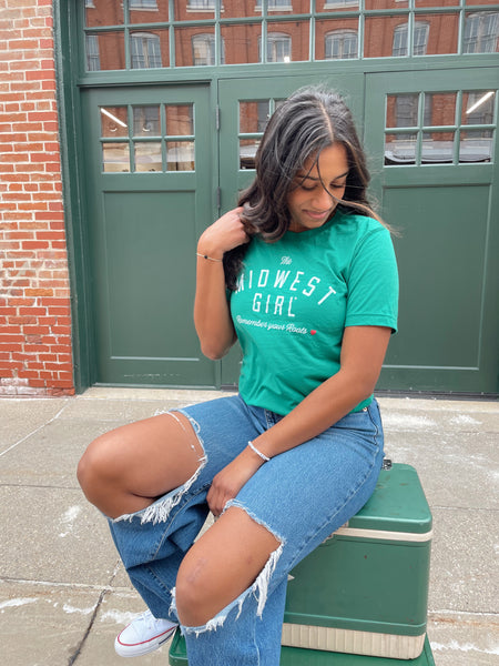 Jackson Street Tee in Green