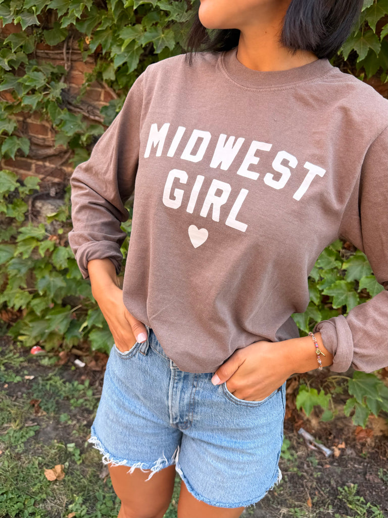 Midwest Girl Long Sleeve in Espresso