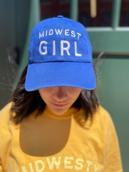Midwest Girl Baseball Hat in Royal