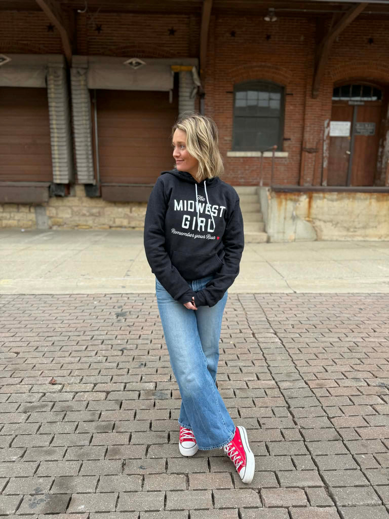 Jackson Street Hoodie in Charcoal