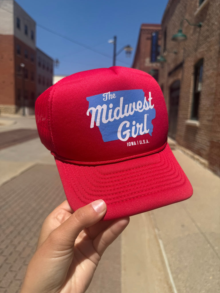 Iowa Midwest Girl Trucker Hat