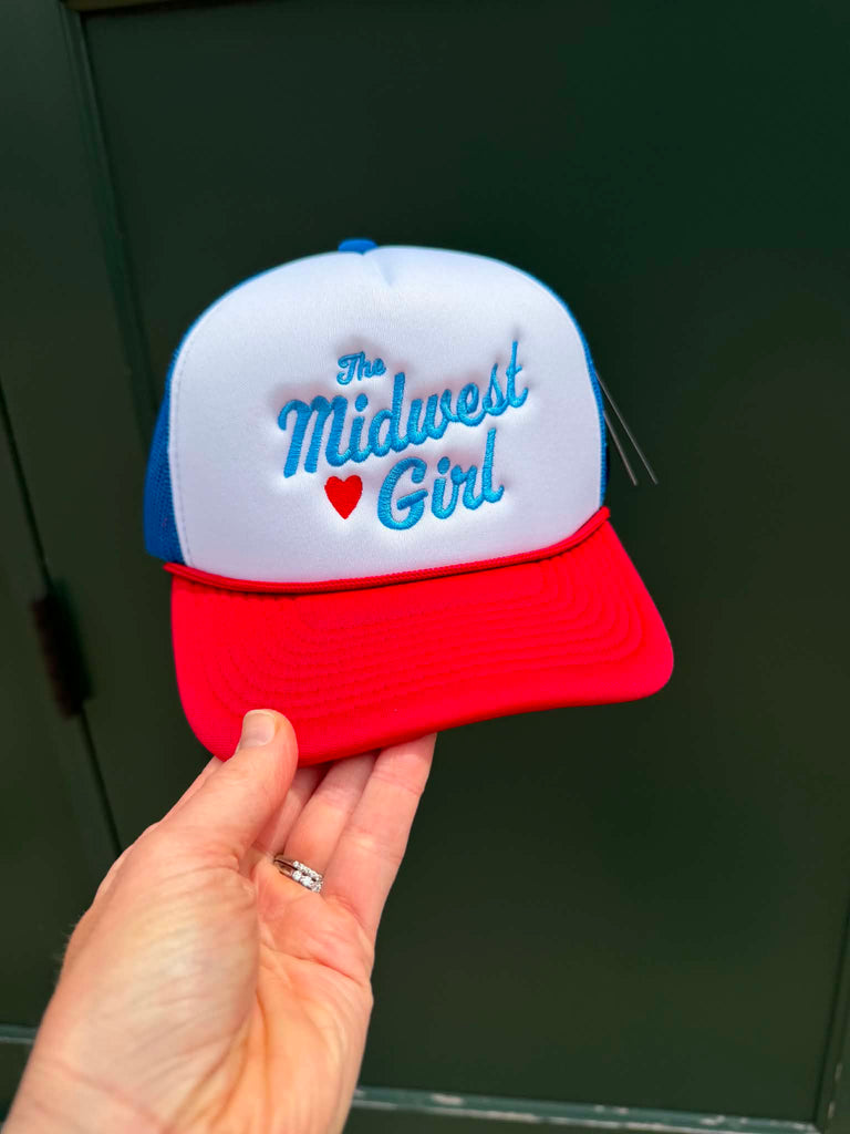 The Midwest Girl Americana Trucker Hat