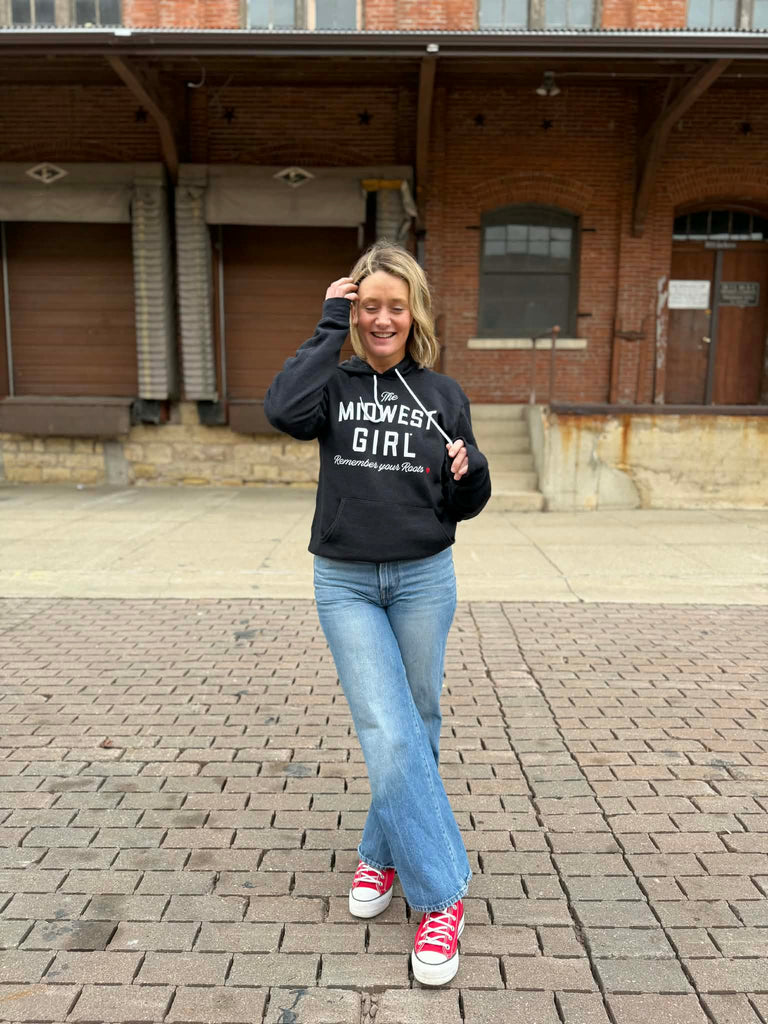 Jackson Street Hoodie in Charcoal