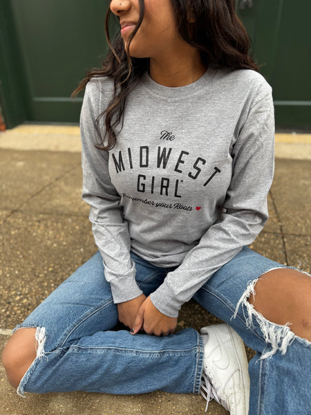 Jackson Street Long Sleeve in Gray