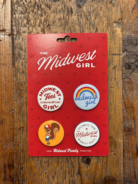 Midwest Girl Button Pack