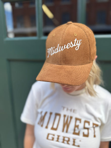 Midwesty® Cord Hat in Camel