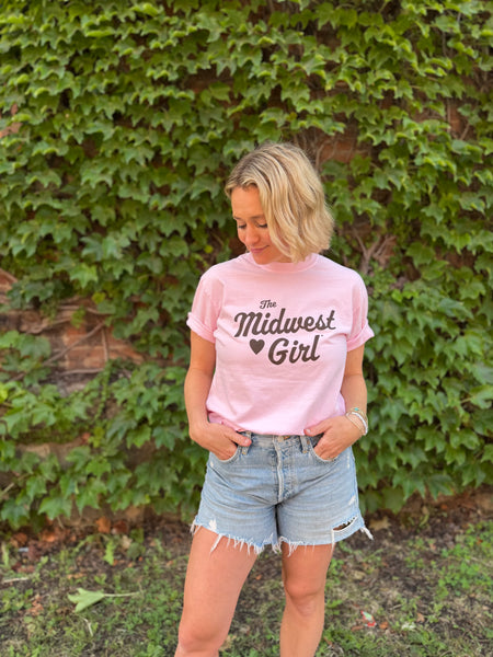 Midwest Girl Tee in Blossom