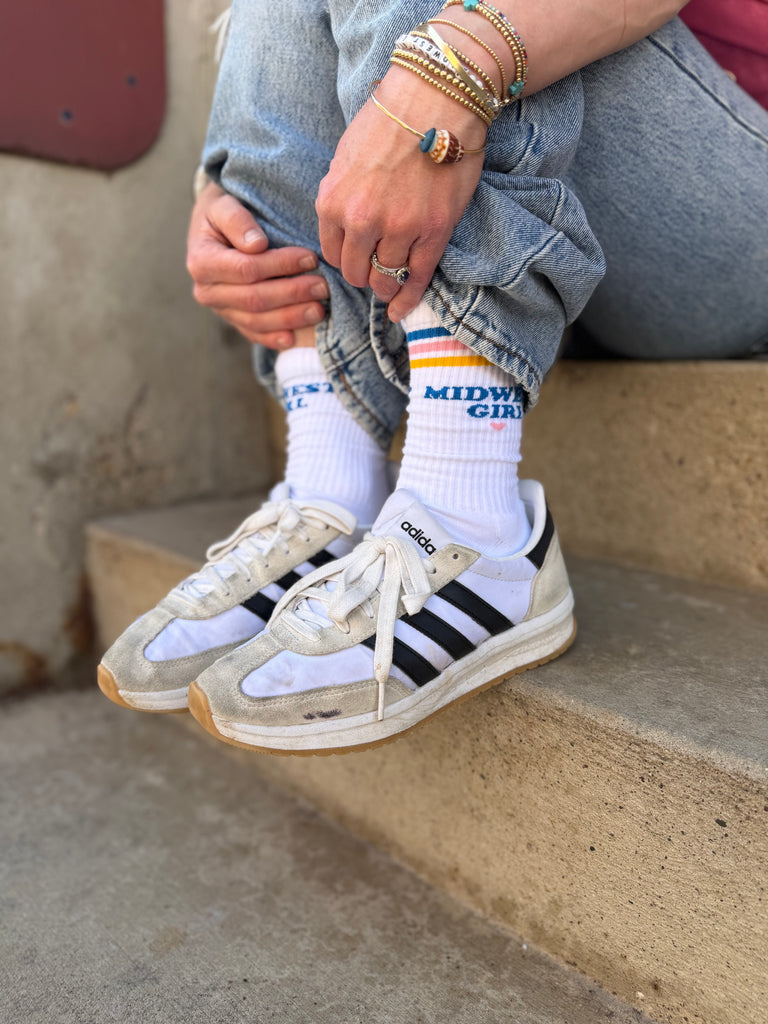 Midwest Girl Stripe Socks