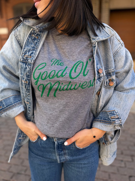 The Good Ol' Midwest Tee in Gray