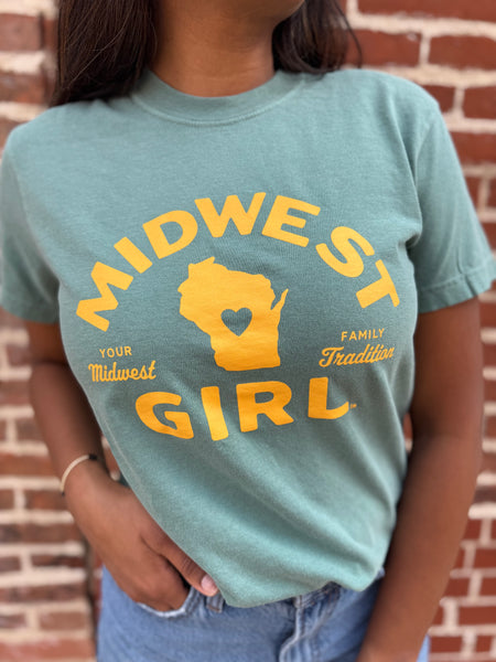Wisconsin Tee in Green