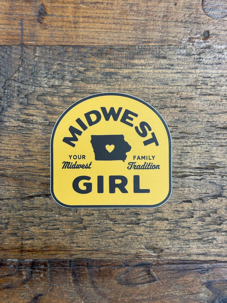 Iowa Midwest Girl Sticker